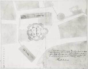 Dresden, Frauenkirche. Lageplan, Blatt 12