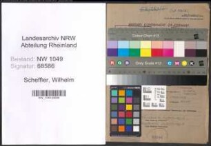 Entnazifizierung Wilhelm Scheffler , geb. 19.08.1908 (Ingenieur)