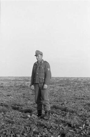 Zweiter Weltkrieg. Frontbilder. Sowjetunion. Angehöriger der deutschen Wehrmacht