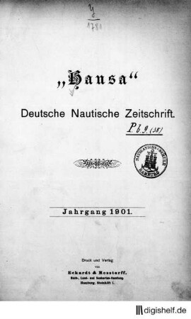 1901: 38.Jahrgang