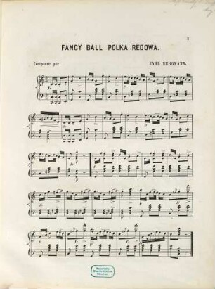 Fancy ball : polka redowa