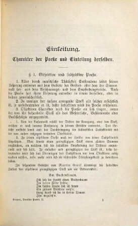 Deutsche Poetik : theoretisch-praktisches Handbuch der deutschen Dichtkunst ; nach den Anforderungen der Gegenwart, 2