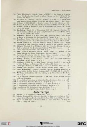 Außereuropa (Nr. 1381-1413)