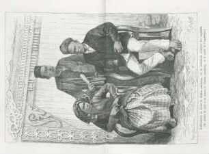 Koffiemantri en vrouw te Alahan pandjang, en de inlandsche schrijver der expeditie