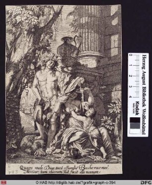 Bacchus mit Gefolge.