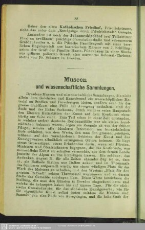 Museen und wissenschaftliche Sammlungen