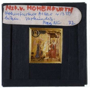 Meister von Hohenfurth, Hohenfurther Passionszyklus : Verkündigung an die Maria