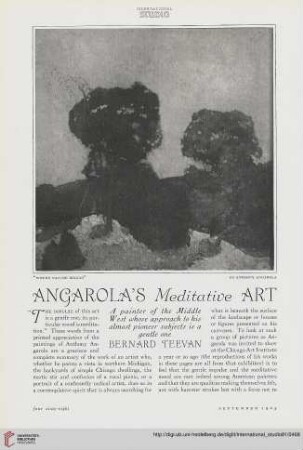81.1925 = Nr. 340: Angarola's meditative art