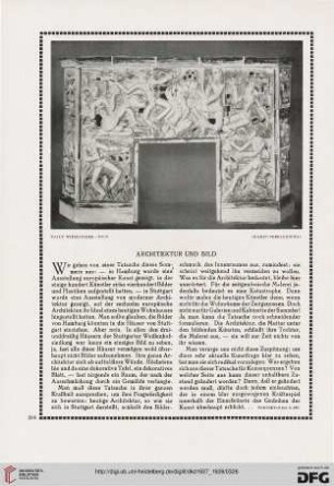Architektur und Bild, [1]