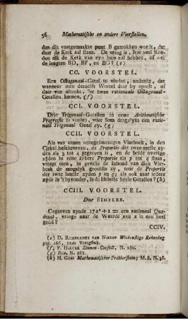 CC. - CCXLIX. Voorstel. Slot - Questie.