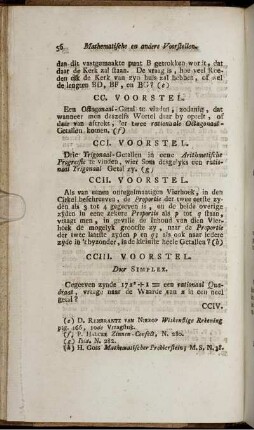 CC. - CCXLIX. Voorstel. Slot - Questie.