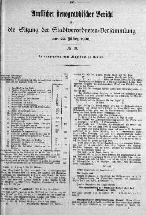 No. 13, 22. März 1906
