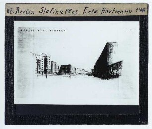 Berlin, Bauprojekt Stalinallee (heute Karl-Marx-Allee)