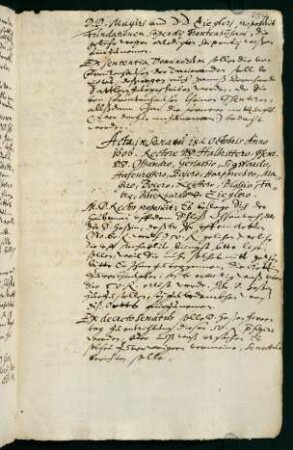 Wintersemester 1606/1607. Rektorat Johann Georg Sigwart.