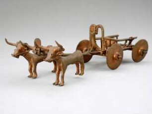 Rindergespann mit Wagen, Wagenmodell