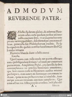 Admodum reverende pater