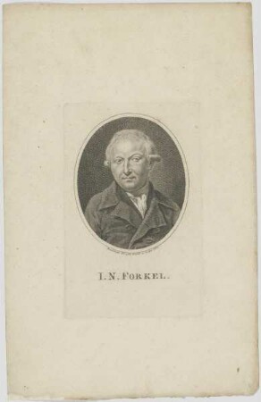 Bildnis des I. N. Forkel