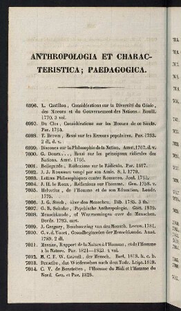 354-365, Anthropologia et Characteristica Paedagogica