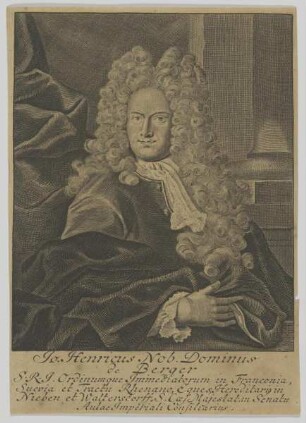 Bildnis des Jo. Henricus Nob. Deminus de Berger