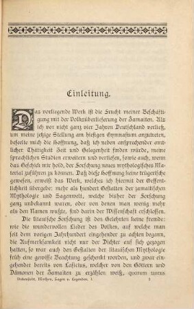Die Mythen, Sagen und Legenden der Zamaiten (Litauer), 1