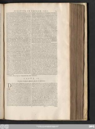 Caput II. De sacrae Scripturae essentiâ, seu de rei definitione.