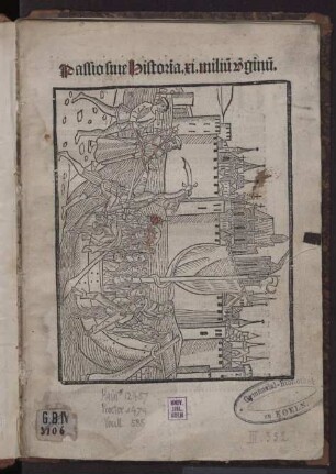 Passio sive historia XI. milium virginum