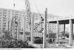 Dresden, Volksschwimmhalle Steinstraße, Januar 1969