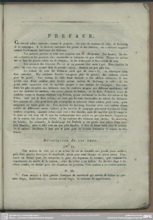 Preface/ Déscription de ces vues