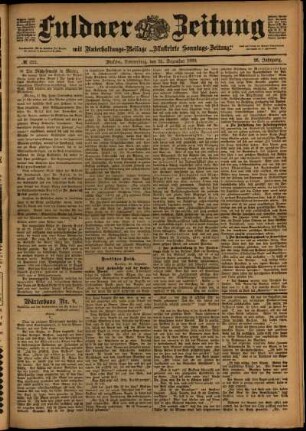 Ausgabe vom Donnerstag, den 21. Dezember 1899.