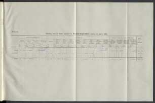 Anlage 14. Belastung durch die Unfälle innerhalb der Versicherungsanstalt während des Jahres 1902.