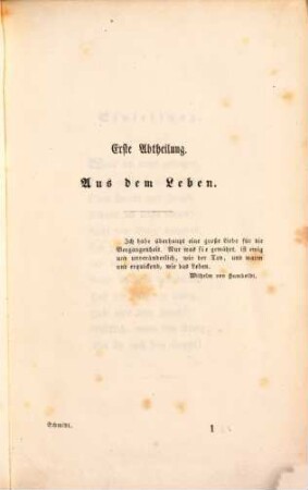 Erinnerungen eines weimarischen Veteranen aus dem geselligen, literarischen und Theater-Leben : nebst Originalmittheilungen über Goethe, Schiller, Herder, Wieland, Fichte, Böttiger, Jean Paul, Johannes von Müller, Clemens Brentano, Zacharias Werner, Iffland, Haydn ...