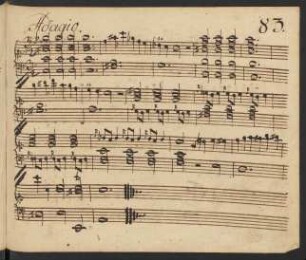 Adagio; org; a-Moll