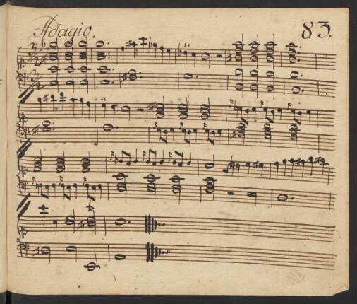 Adagio; org; a-Moll