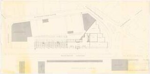 Hotel Budapester Straße 25 (»Schweizerhof«), Berlin-Tiergarten: Grundriss Erdgeschoss 1:500
