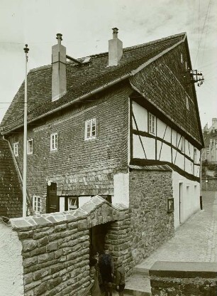 Colditz, Wohnhaus in Fachwerkbauweise, erneuert