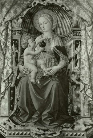 Thronende Maria mit dem Kind