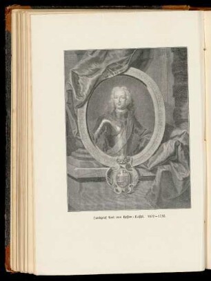Landgraf Karl von Hessen-Kassel. 1670-1730.