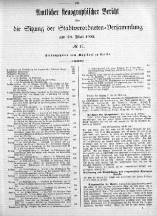 No. 17, 28. Mai 1903