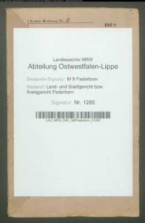 Erblasser: Schulte, Jodocus: