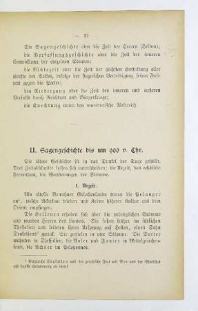 II. Sagengedichte bis um 900 v. Chr