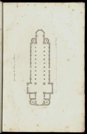 Grundriss des Dom`s zu Worms