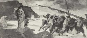 Medea, zur Flucht gerüstet