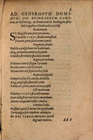 Epistolae Qvae Dominicis Diebvs, Secvndvm Lavdabilem veterum consuetudinem, Ecclesijs Dei proponuntur : Quaestionibus pijs & eruditis, in piorum ministrorum Euangelij gratiam, illustratae