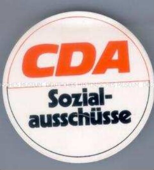 Christlich Demokratische Arbeitnehmerschaft (CDA), Sozialausschüsse