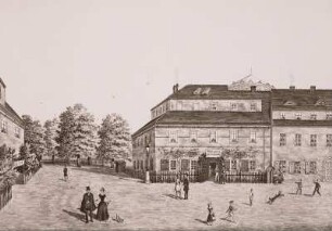 Dresden, Rennersche Wirtschaft im Italienischen Dörfchen, Ansicht, 1892, Stadtmuseum Dresden