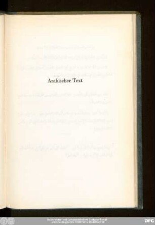 Arabischer Text