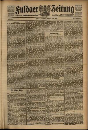 Ausgabe vom Dienstag, den 14. Juli 1908.