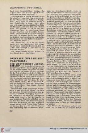 Denkmalpflege und Städtebau