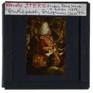 Sterio, Einzug Kaiser Franz Josephs und Kaiserin Elisabeths in Buda