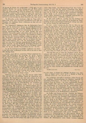 290-291 [Rezension] Strohl, Henri, La pensée de la réforme